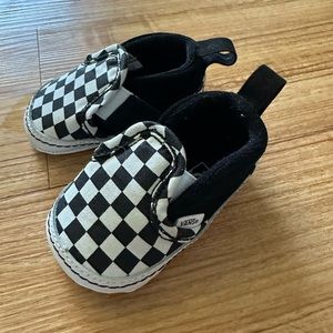 Vans - INFANT SLIP-ON CRIB CHECKER SHOE - Size 1.0 - EUC